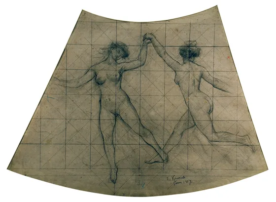 La Danse des heures - Étude pour le plafond du Théâtre municipal de Rio de Janeiro