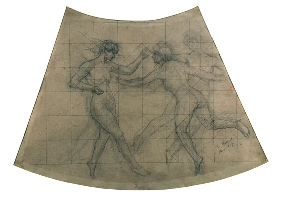 La Danse des heures - Étude pour le plafond du Théâtre municipal de Rio de Janeiro