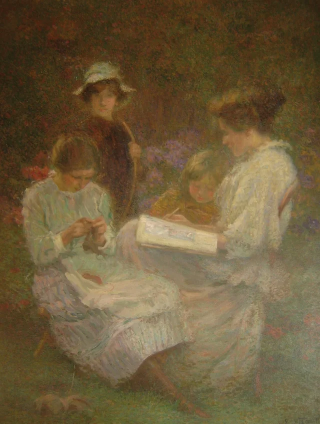 La familia del artista