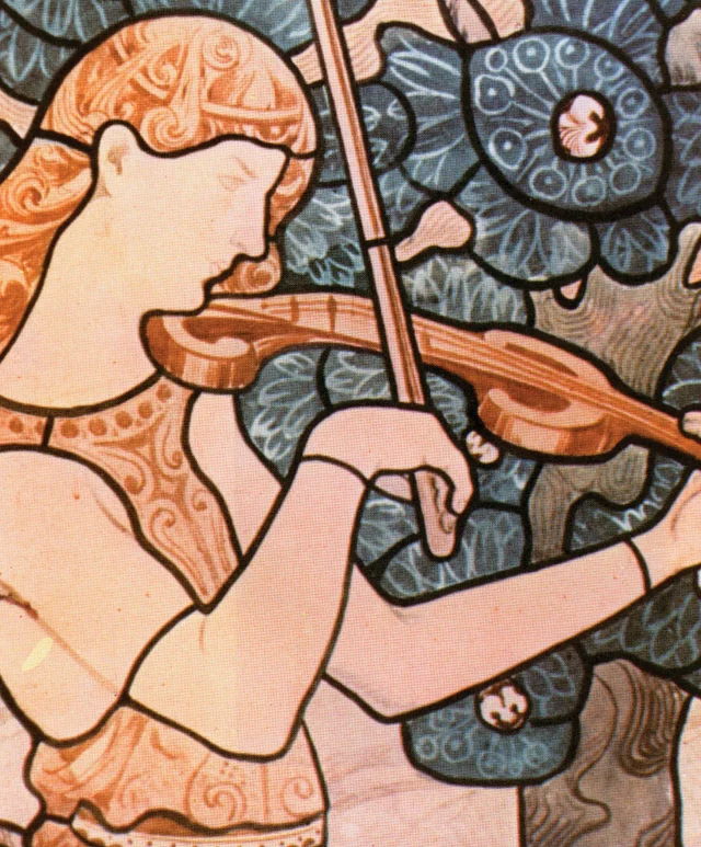 La música - Estudio para una vidriera