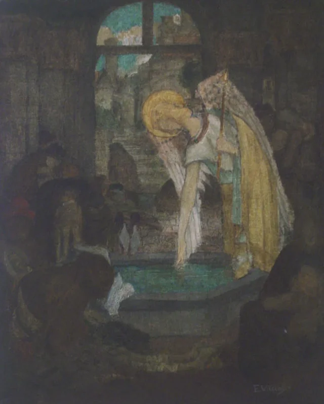 Ángel en la cisterna