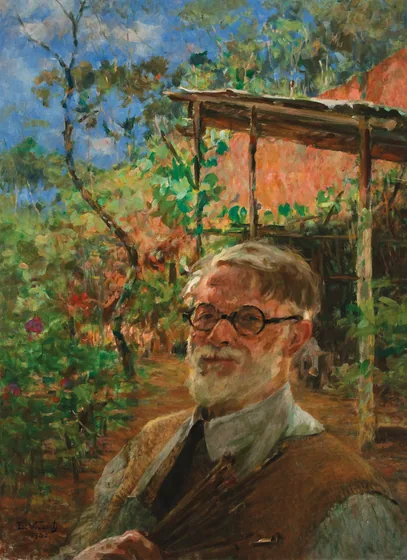 Autoportrait en plein air 1943