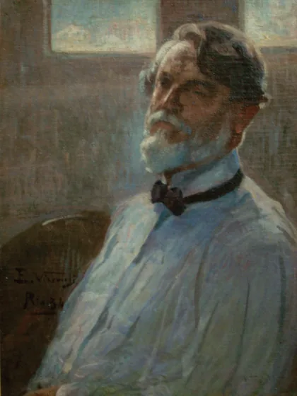 Autoportrait en bleu 1934