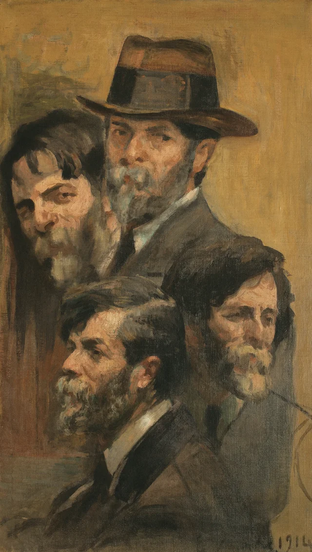 Autorretrato en cuatro posturas