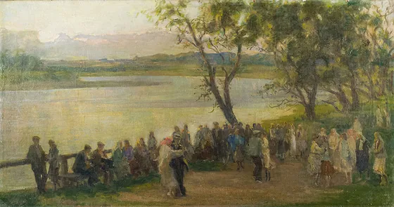 Bal au bord de la rivière