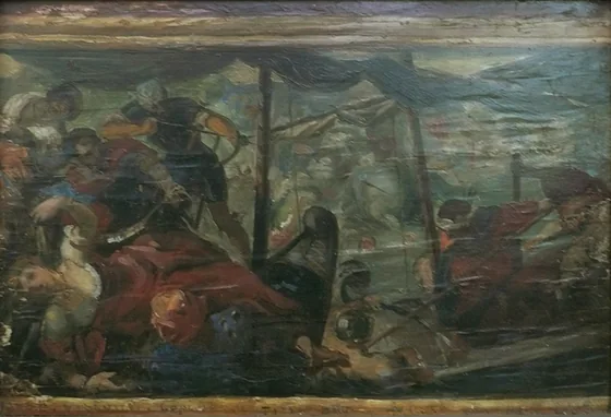Bataille de Lépante - Copie d'après le Tintoret