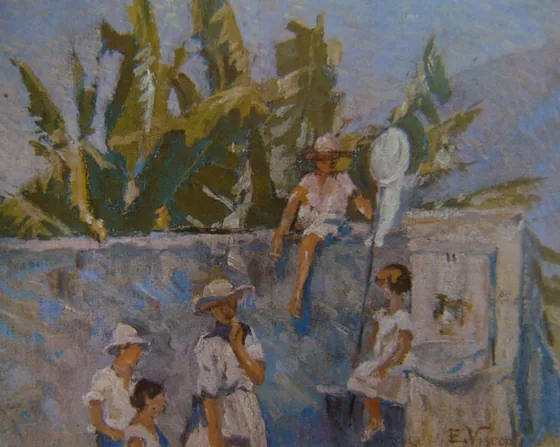 Fontaine - Étude pour « Gamins de la montée »