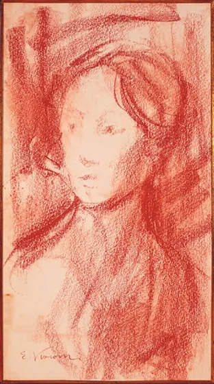 Tête de jeune fille