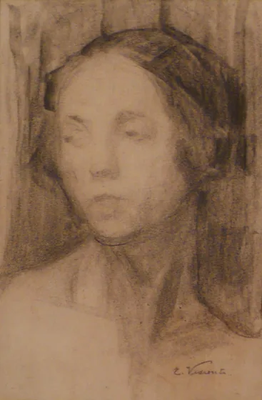 Tête féminine
