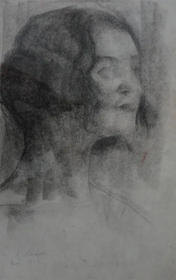 Tête féminine