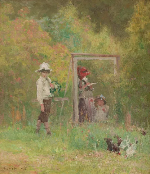 Enfants jouant