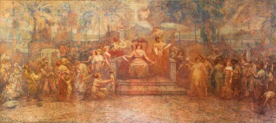 Les Devoirs de la ville (panneau central du triptyque)
