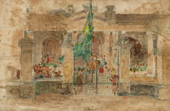 École Higino da Silveira à Teresópolis - Étude pour « Hymne au drapeau »