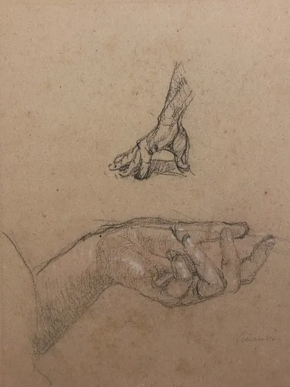 Mains - Étude pour un portrait