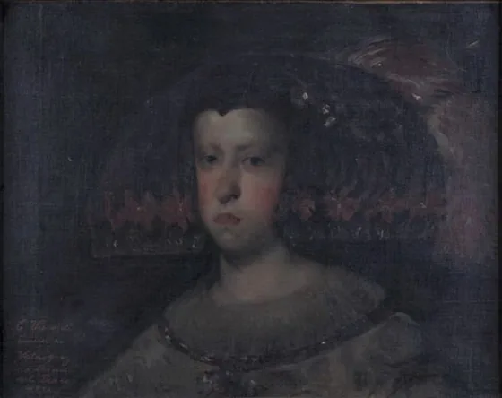 Marie-Anne d'Autriche - Copie d'après Vélasquez