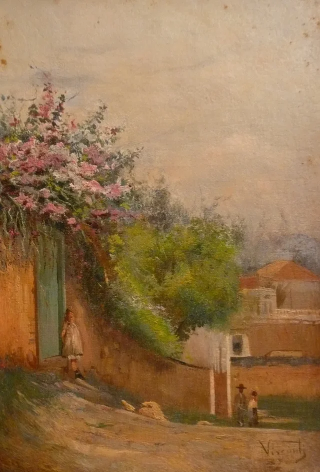Niña en el portón