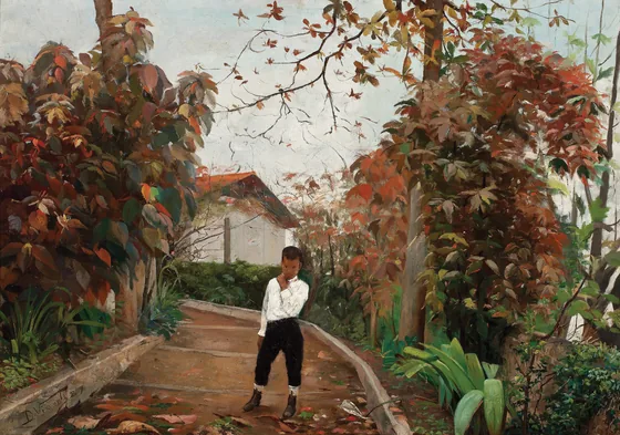 Garçon dans la montée