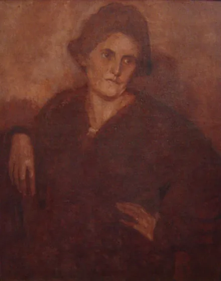 Ma compagne Louise en sépia