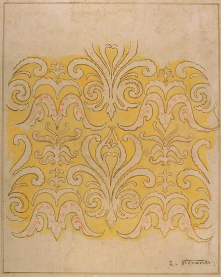 Motif ornemental - Étude pour une frise