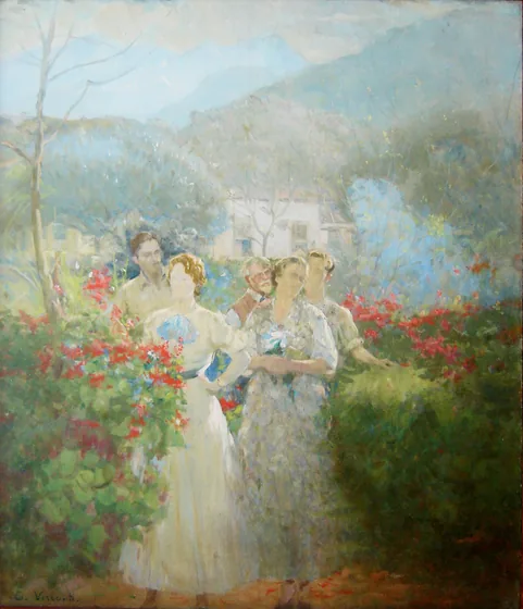 Dans l'allée