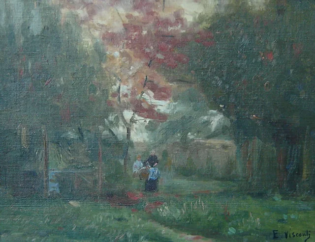 En el jardín de Saint-Hubert