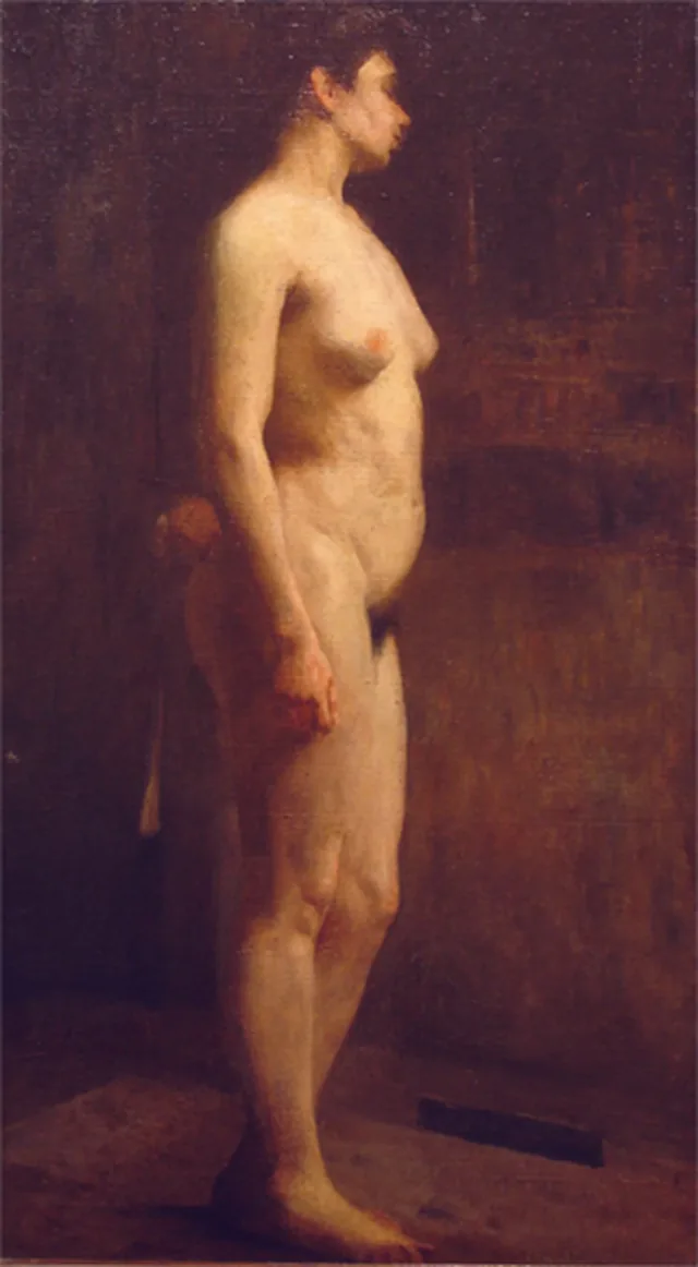 女性裸体像