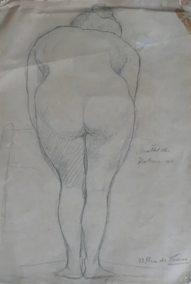 Nu féminin de dos