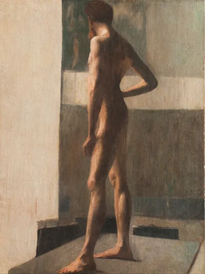 Nu masculin debout