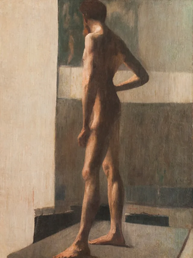 Desnudo masculino de pie