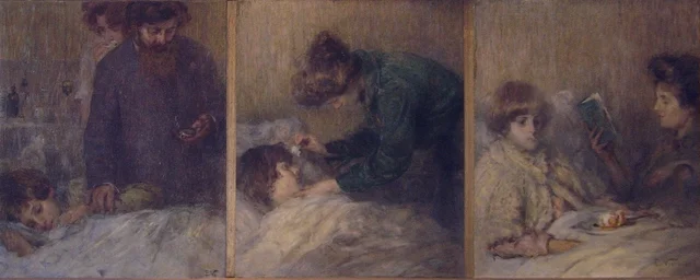 O lar (Tríptico), Eliseu Visconti