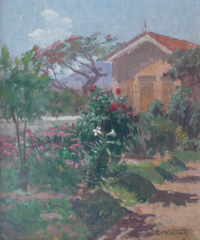 Paisaje con una casa
