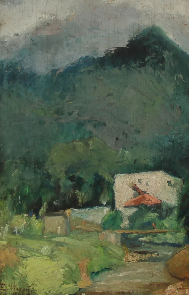 Paisagem com riacho, Eliseu Visconti