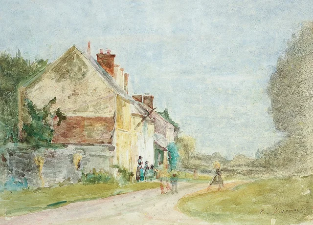 Paisaje de Saint-Hubert