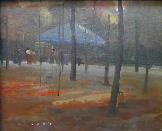 Pavillon au jardin du Luxembourg
