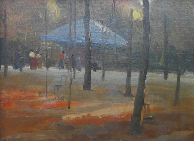 Pabellón en el jardín de Luxemburgo