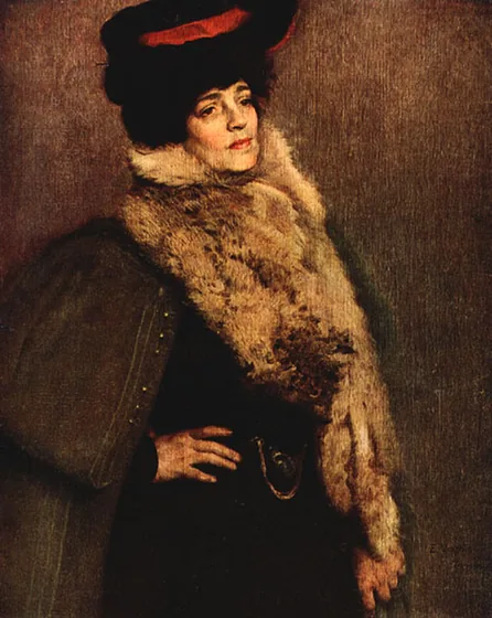Portrait de la sculptrice Nicolina Vaz de Assis