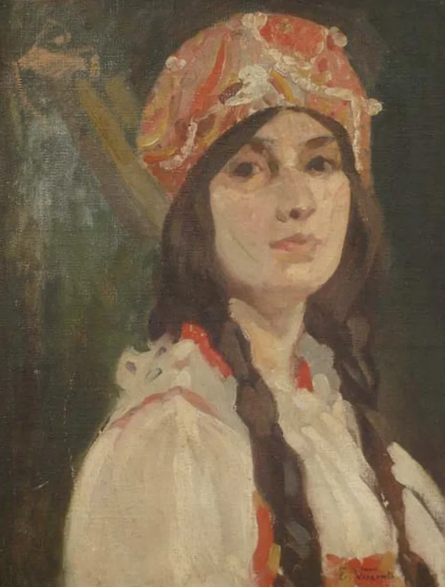 Retrato de moça, Eliseu Visconti
