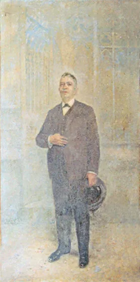 Portrait du commandeur Albino de Sá Coelho au chapeau