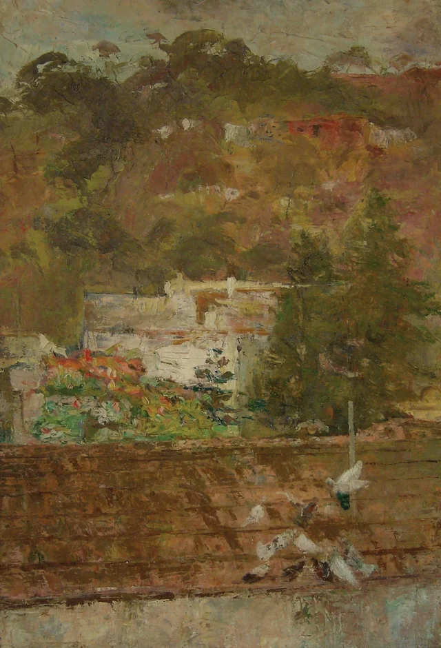Revoada de pombos, Eliseu Visconti