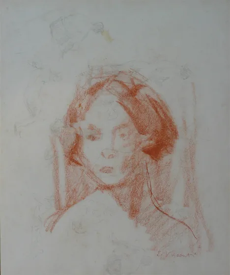 Visage féminin