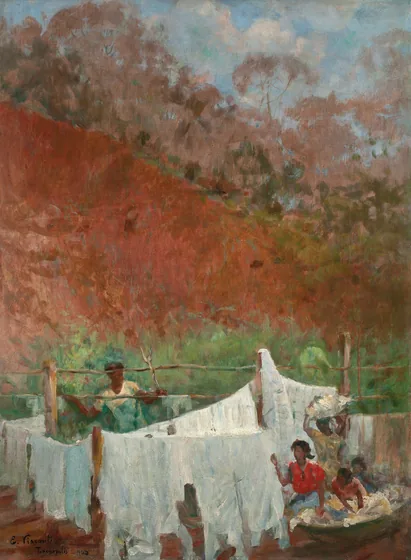 Linge étendu