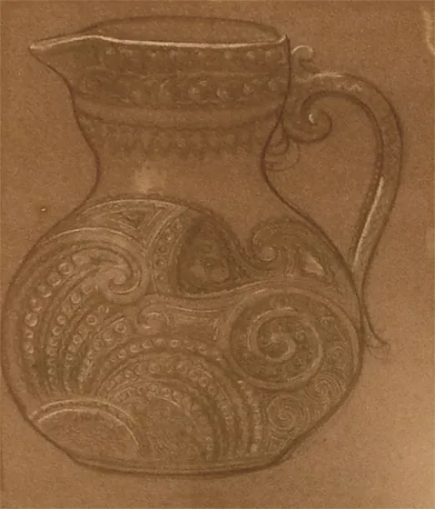 Vase en cristal ou en verre - Étude