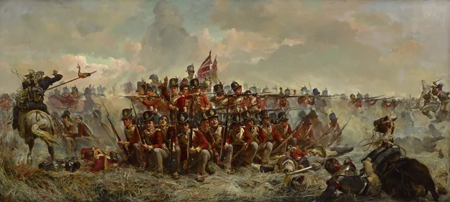 El 28.º Regimiento en Quatre Bras
