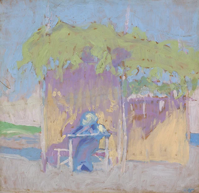 En la playa de Forte dei Marmi, Ellen Thesleff