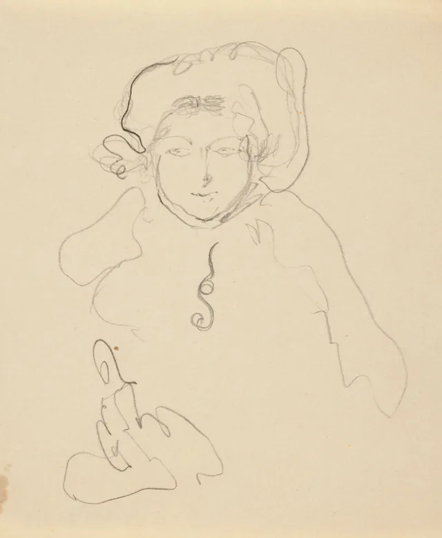 女の姿（習作）