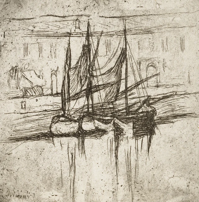 Veleros en el puerto, Ellen Thesleff