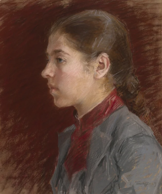 La hermana de la artista, Gerda Thesleff, Ellen Thesleff