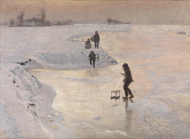 Os Patinadores, Émile Claus