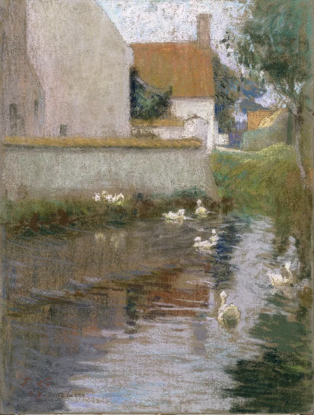 Vista em Bottelare, Émile Claus