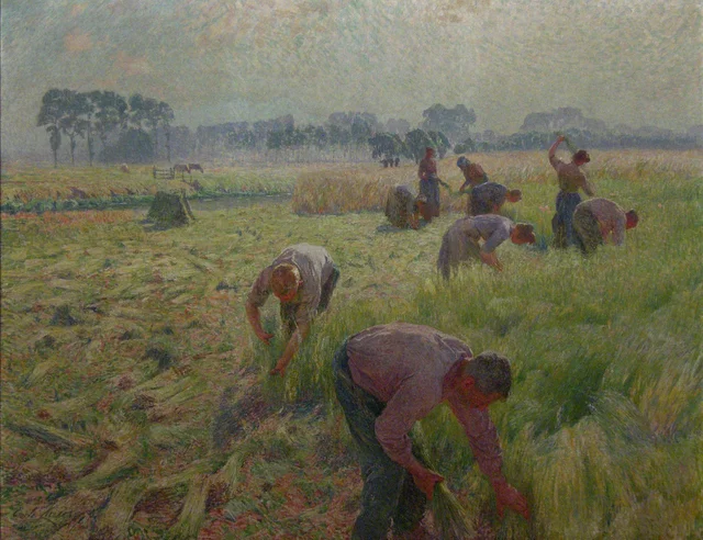 La cosecha del lino
